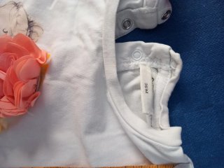 Maglia bimba con fiori