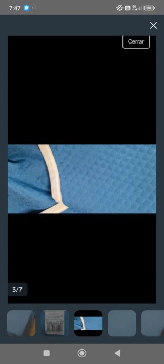 Colcha Matrimonio Azul