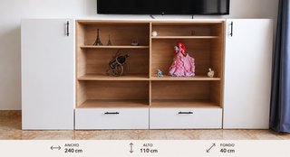 ✨ Mueble moderno multifunción 240 cm ✨