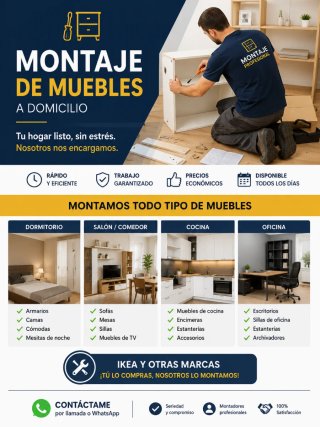 Montage professionnel de meubles