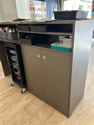 Mueble expositor diseño cristal