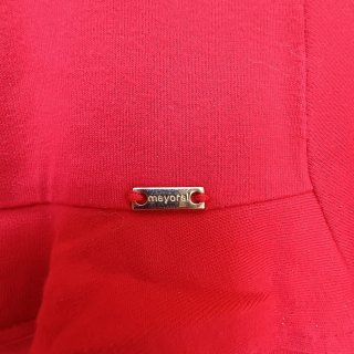 Vestido vermelho com ursinhos, Mayoral