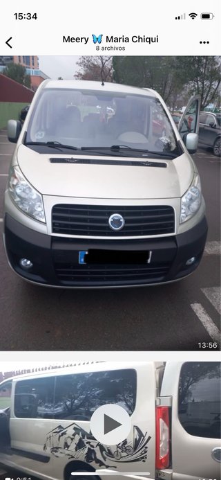 Se vende Furgoneta .Fiat. Año 2007.km 208000. 5 pl