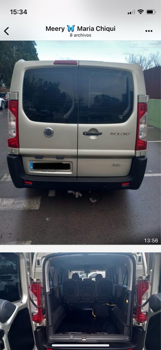 Se vende Furgoneta .Fiat. Año 2007.km 208000. 5 pl