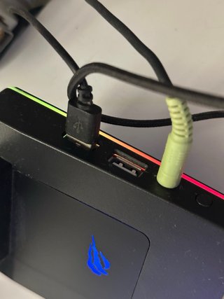 Soporte Auriculares Gaming Havit RGB