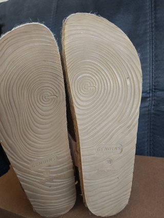 Sandalias Genuins Piel n38 Nuevas