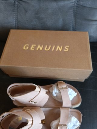 Sandalias Genuins Piel n38 Nuevas