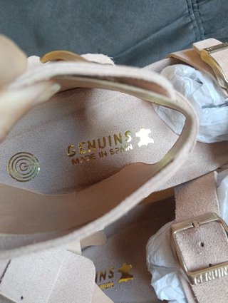 Sandalias Genuins Piel n38 Nuevas