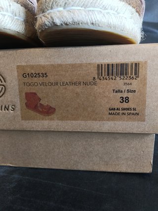 Sandalias Genuins Piel n38 Nuevas