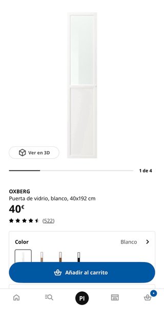 Estantería armario Billy Ikea Blanca con puertas