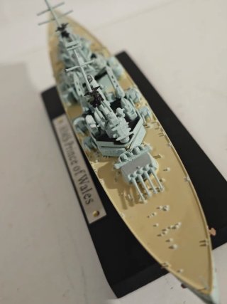 HMS Prince of Wales maqueta barco metal/plástico