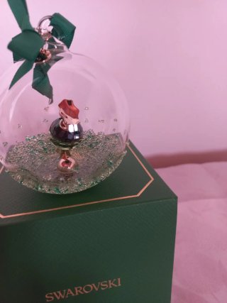Bola Navidad Swarovski Caramelo Verde