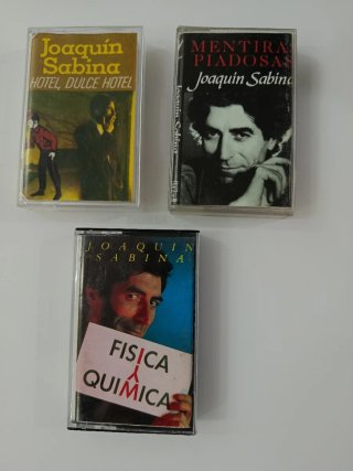 3 JOAQUÍN SABINA Cintas Cassettes ELIGE