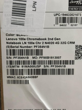 Lenovo Chromebook