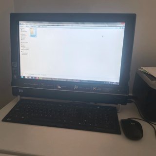 Ordenador HP touchsmart 300 Negro 2009