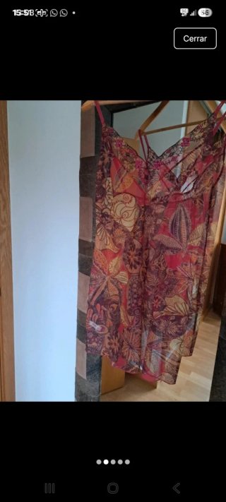 Camisola lencera seda multicolor talla única