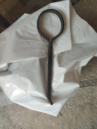 Pinza de herrero antigua