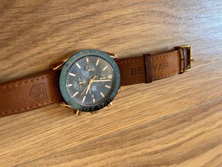 Reloj Benyar Cronógrafo Azul y Dorado