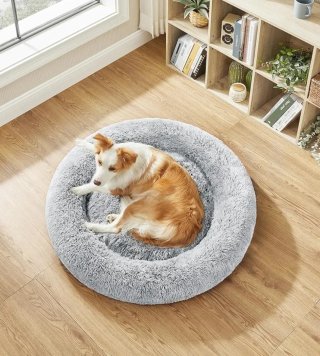 Feandrea Cama de Perros, Cama para Perros, ø100 cm