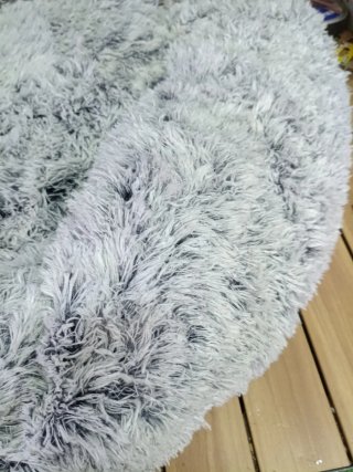 Feandrea Cama de Perros, Cama para Perros, ø100 cm