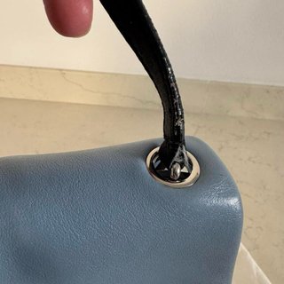 Borsa Celine All Soft Pelle Nera e Azzurra