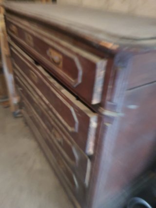 Comò in legno , primi '900 , da restaurare