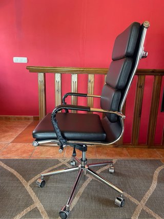Silla de oficina ergonómica Northdeco Negra