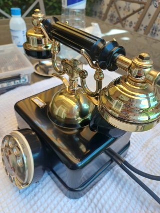 Teléfono Antiguo Mod. Estilo, Negro