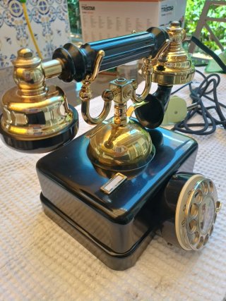 Teléfono Antiguo Mod. Estilo, Negro