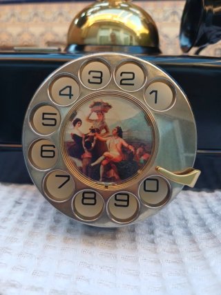 Teléfono Antiguo Mod. Estilo, Negro