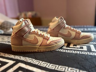 Nike Dunk High 1985 Pink Denim
