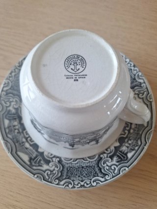 Taza y Plato Desayuno La Cartuja de Sevilla