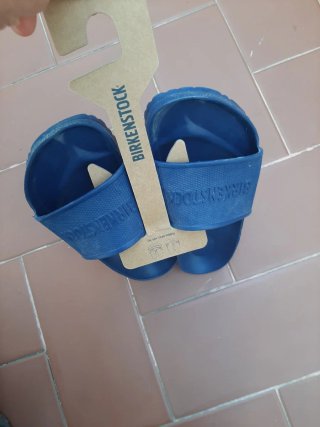 Chancletas Birkenstock T-39 Azul