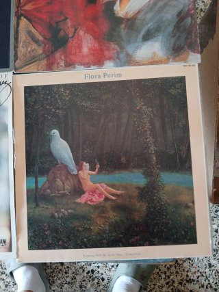 Lote 4 Vinilos: Linda Ronstadt, Joan C. Baez, Flor