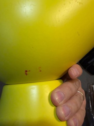 Lámpara de mesa vintage amarilla Ikea Ola Wihlborg