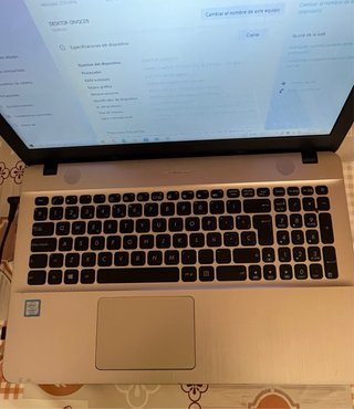 Portátil ASUS i7 SSD 512Gb