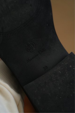 Botas Massimo Dutti Piel Negras Talla 39