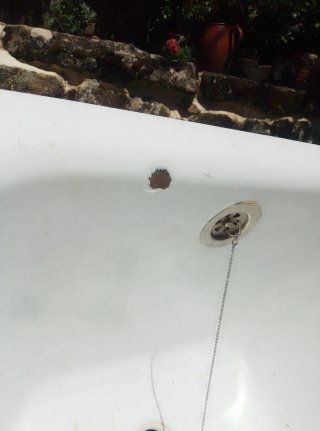 Polibán bañera antigua hierro fundido esmaltada
