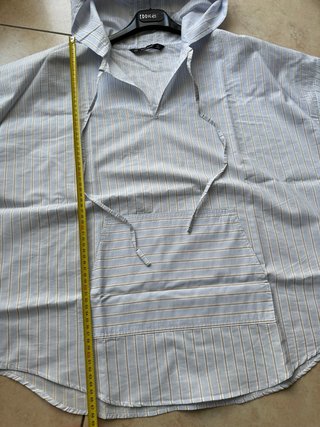 Camicia Zara con cappuccio a righe