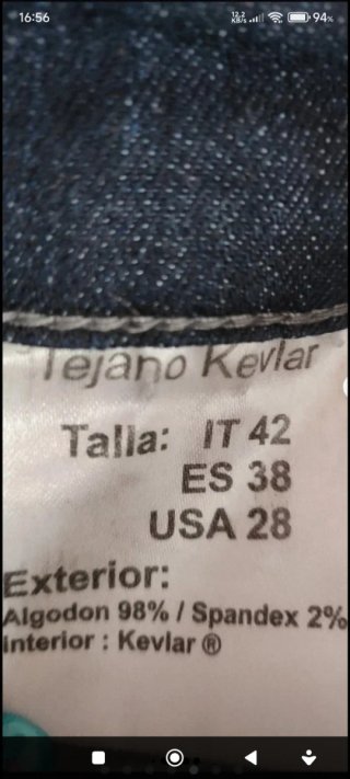 Pantalón mujer kevlar moto