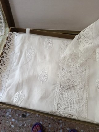 2 Mantillas Huertana Beige/Blanco