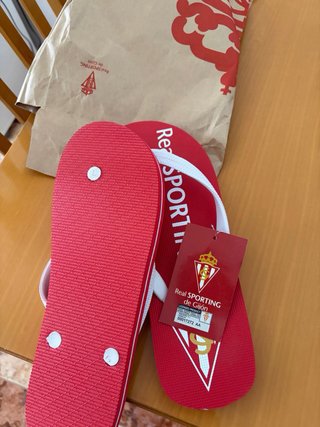 Chanclas Real Sporting de Gijón Talla M