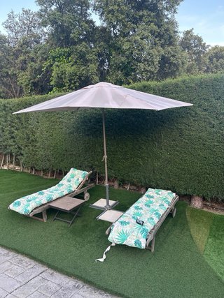 Sombrilla grande 3,50 x 2,00 m