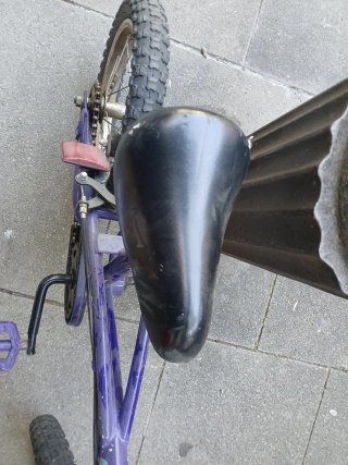 Bicicleta infantil morada