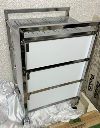 Carrito Auxiliar Baño Cocina Metálico