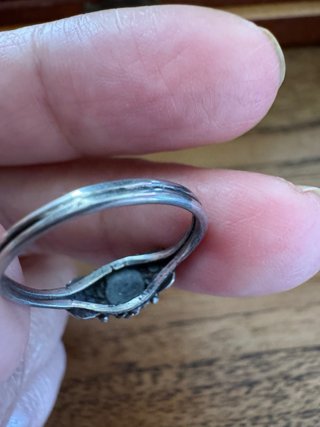 Anello Vintage in Argento Etnico Turchese