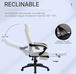 Silla de oficina giratoria reclinable