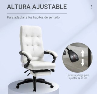 Silla de oficina giratoria reclinable