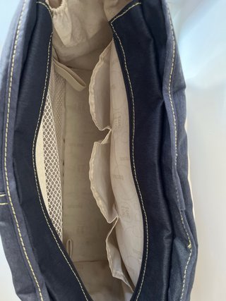 Bolsa de carro Tuc Tuc efecto tejido vaquero.