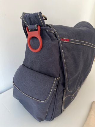 Bolsa de carro Tuc Tuc efecto tejido vaquero.